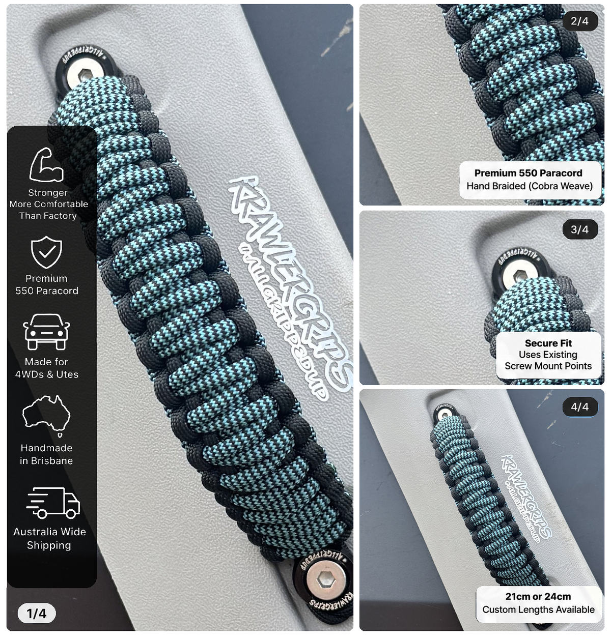 Shark Attack Grab Handle Ford Ranger — original product photos