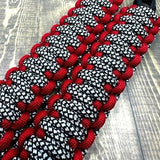 Silver Diamonds Imperial Red grab handles - Krawlergrips