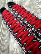Silver Diamonds Imperial Red grab handles - Krawlergrips