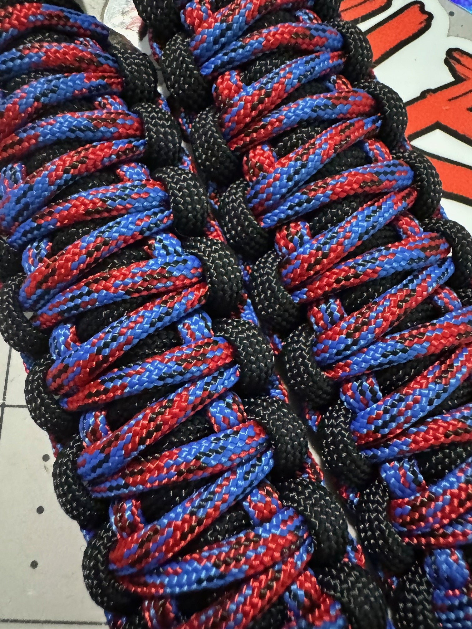 Spiderman Paracord Grab Handles | Krawlergrips