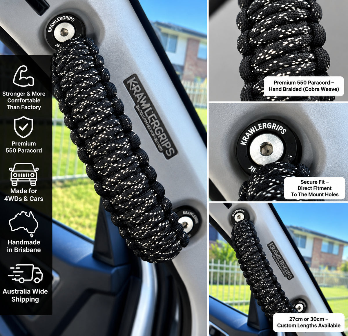 Starry Nights Paracord Grab Handle