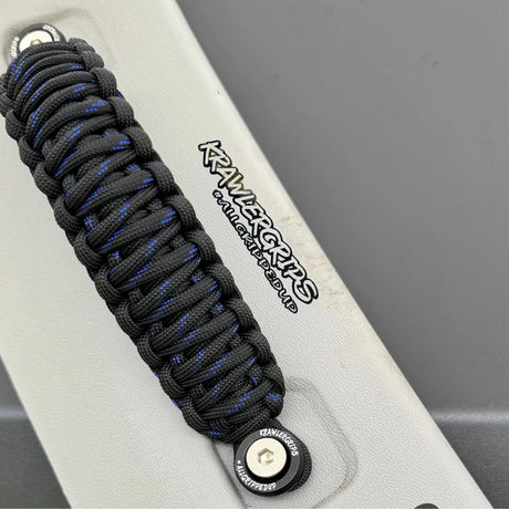 Thin blue line paracord kralwergrips