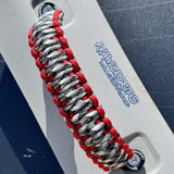 urban camo and red paracord accessories Grab handles | krawlergrips