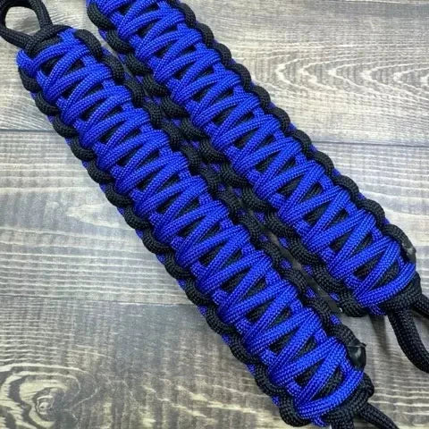 Electric Blue grab handles - krawlergrips