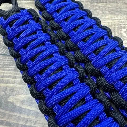 Electric Blue grab handles - krawlergrips