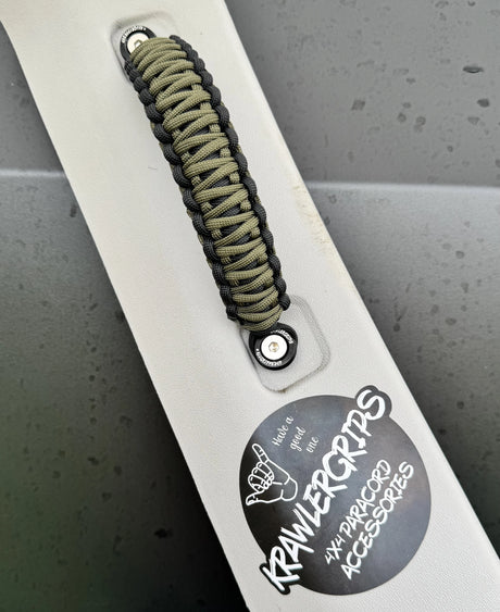 Olive drab paracord 4x4 handle