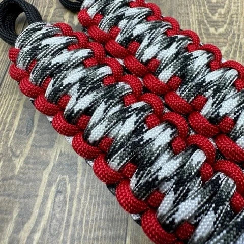 urban camo red grab handles - krawlergrips