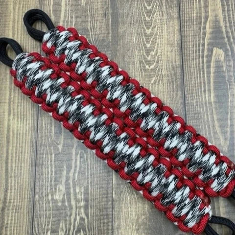 urban camo red grab handles - krawlergrips