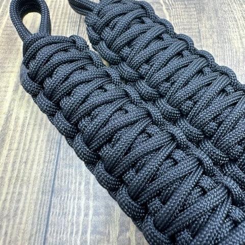 All black 4x4 paracord grab handles |Krawlergrips