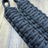All black 4x4 paracord grab handles |Krawlergrips