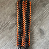 Krawler Grips Orange Touch of Grey Paracord grab handle.