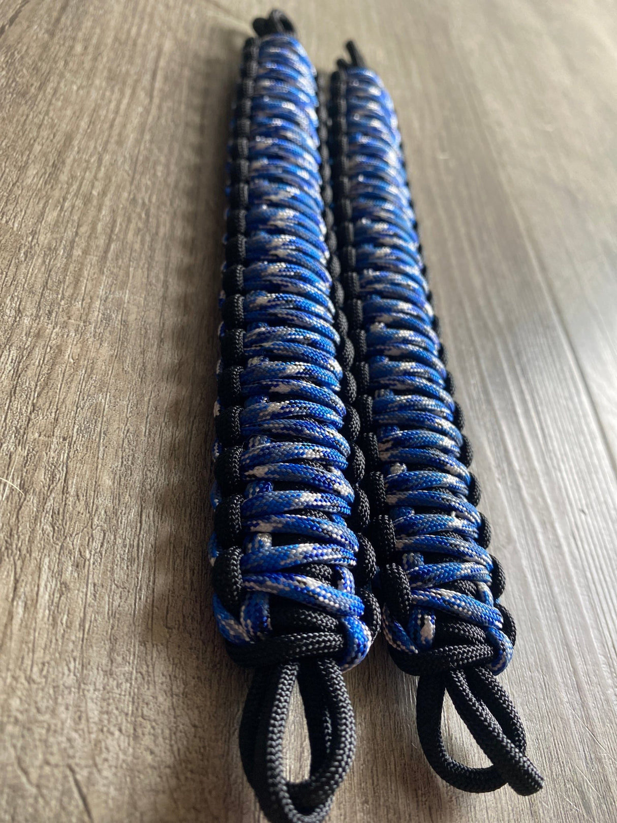 Krawler Grips Blue Camo Paracord