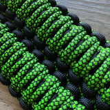 Krawler Grips Diamond Neon Green Paracord - Krawlergrips