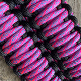 Krawler Grips Helix Baby Blue Neon Pink Paracord - Krawlergrips