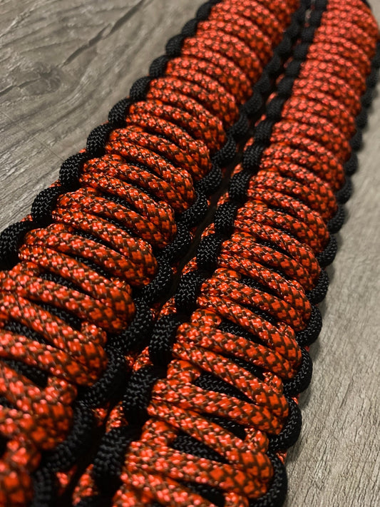 Krawler Grips Neon Orange Diamond Paracord - Krawlergrips