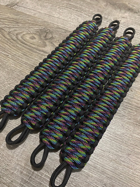 Krawler Grips Neon Stripes Paracord - Krawlergrips