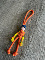 Lego Head Paracord Key Ring - Krawlergrips